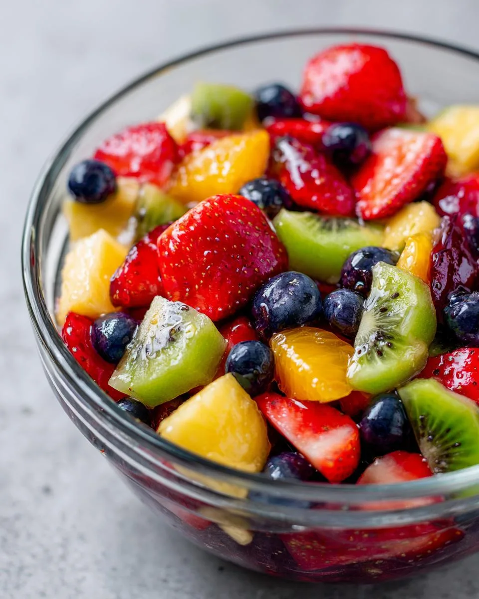 Summer Berry Fruit Salad - detail 3