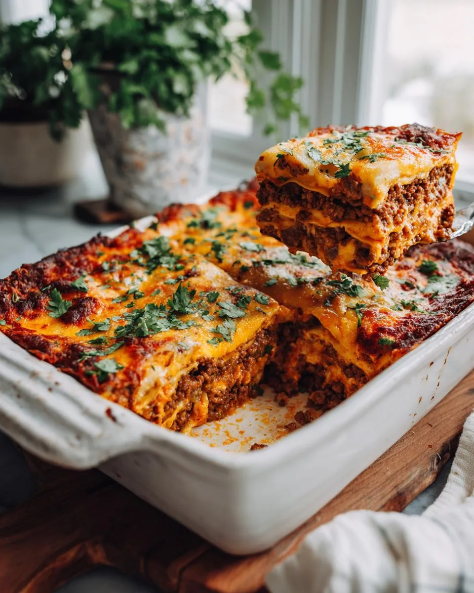 Taco Lasagna - detail 2