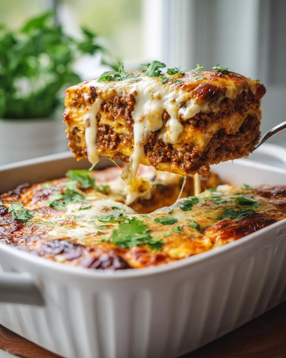 Taco Lasagna - detail 3