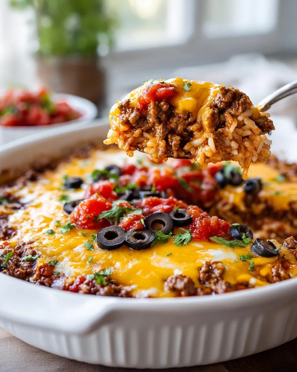 Taco Rice Casserole - detail 2