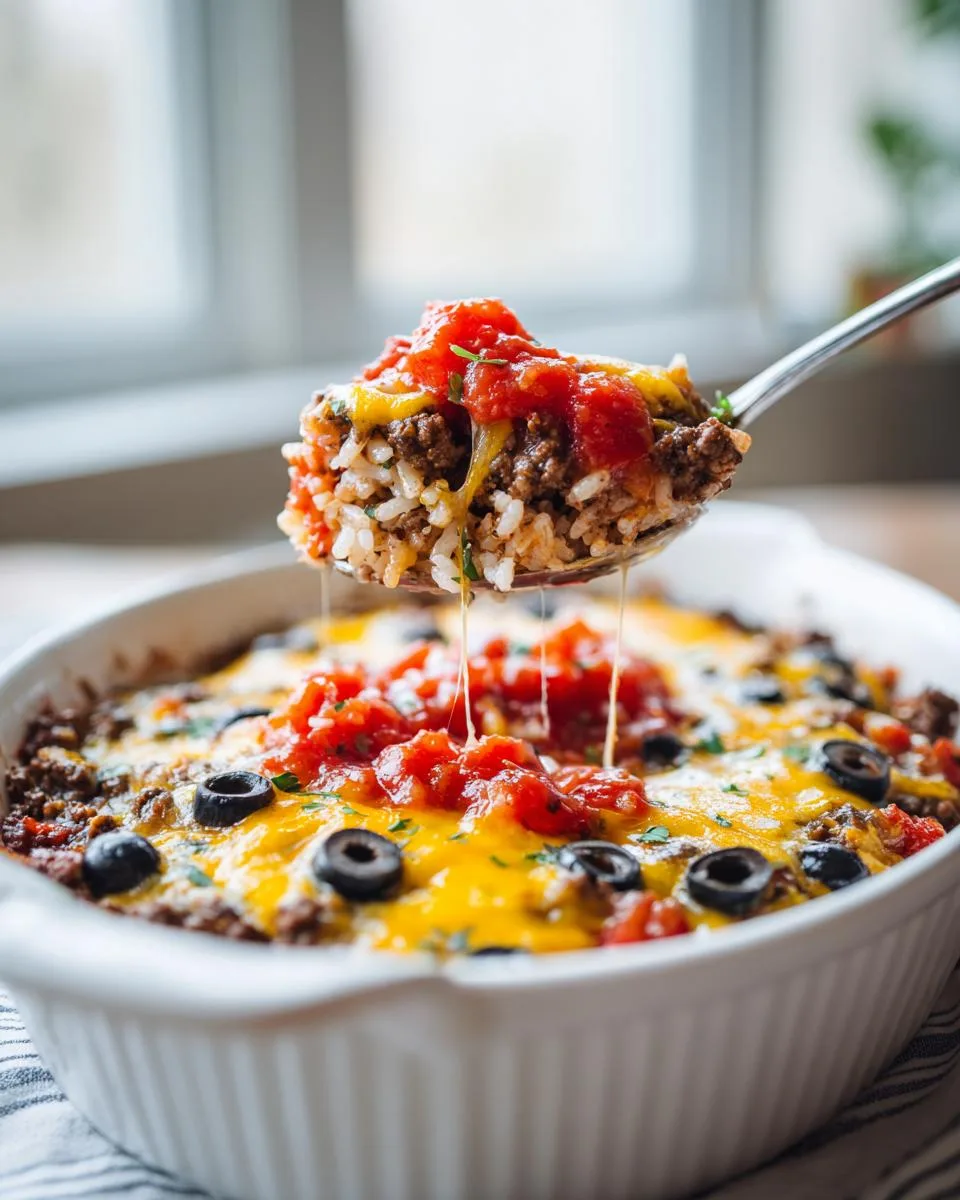Taco Rice Casserole - detail 3