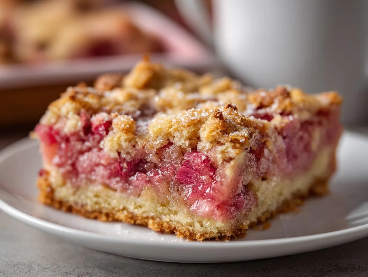 Irresistible Tangy Rhubarb Bars Recipe – Secret Tips Inside