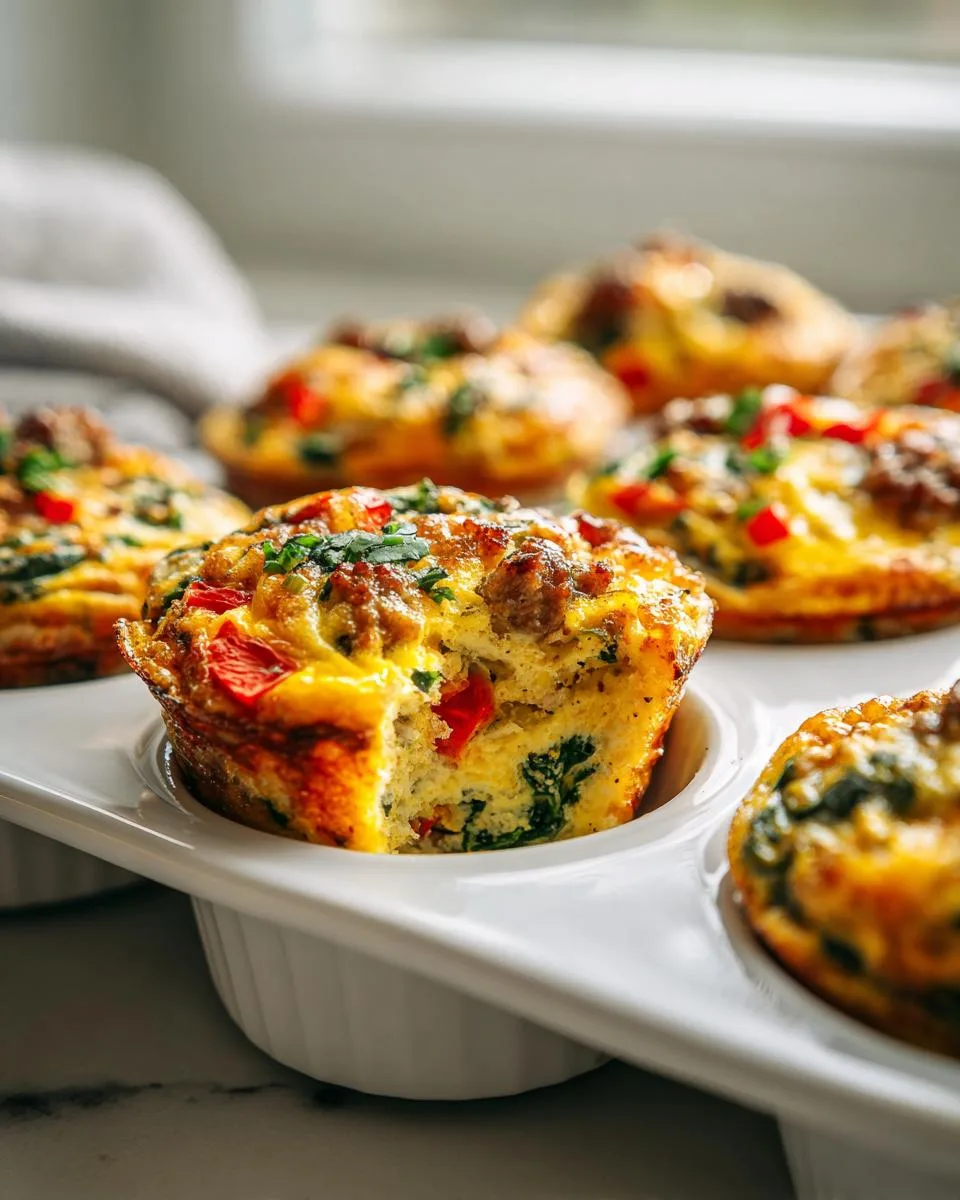 Turkey Sausage Egg Muffin Cups - detail 2