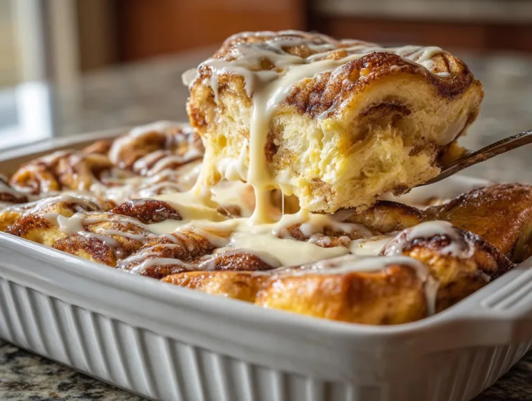 cinnamon roll breakfast casserole
