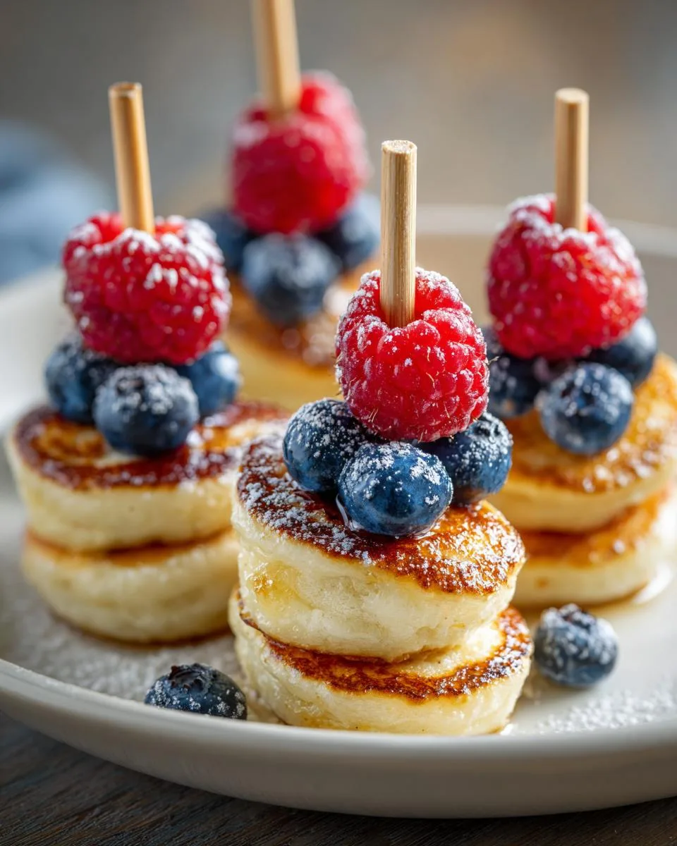 4th July Berry Pancake Skewers - detail 1