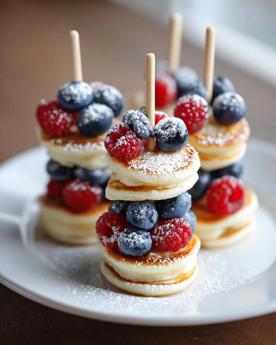 4th July Berry Pancake Skewers - detail 2