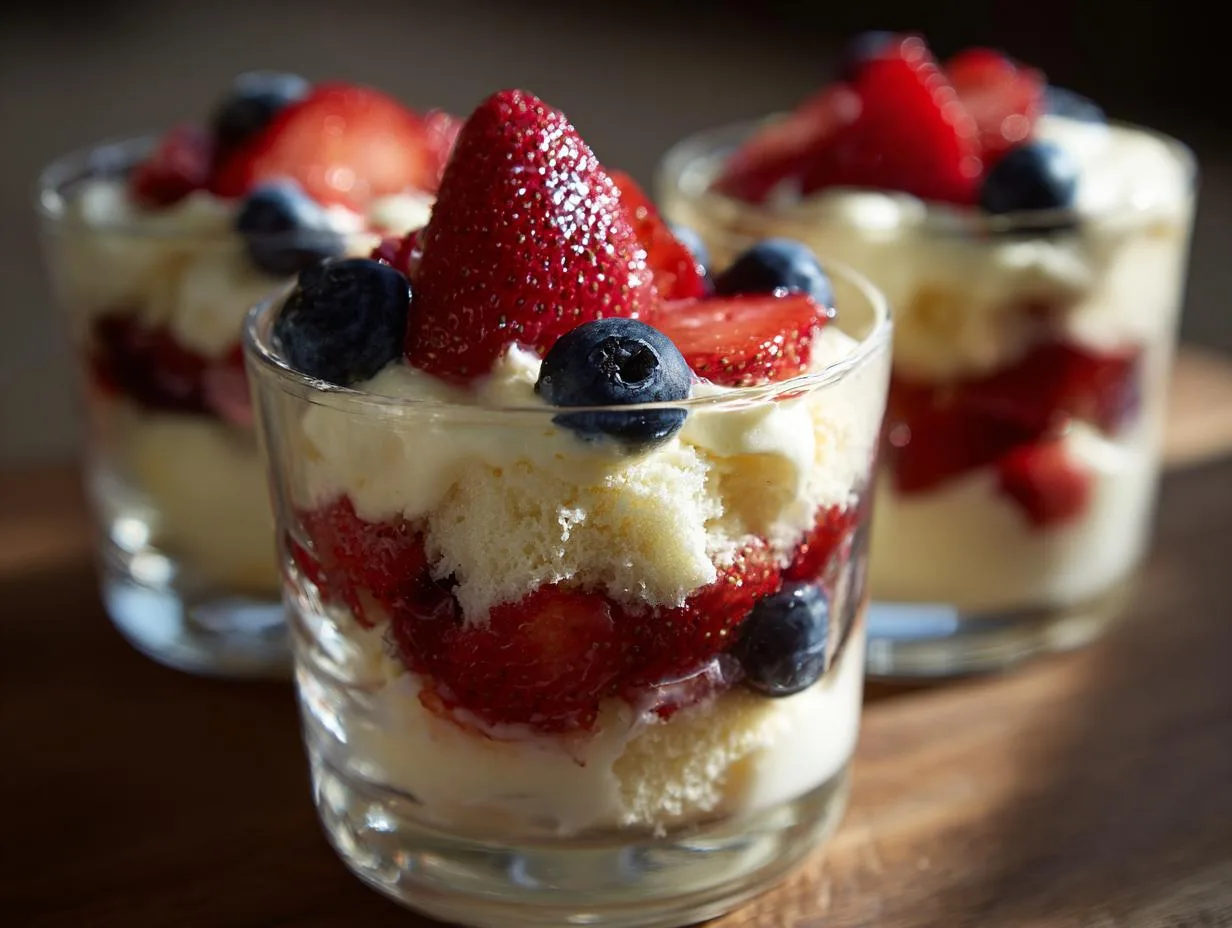 4th July Berry Trifle Cups – Irresistible Patriotic Delight
