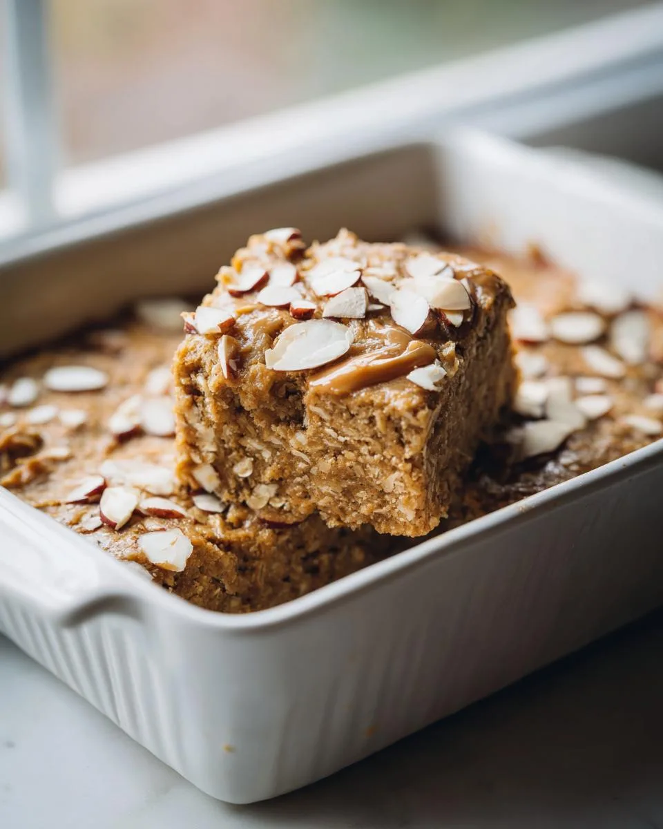 Almond Butter Oat Breakfast Squares - detail 2