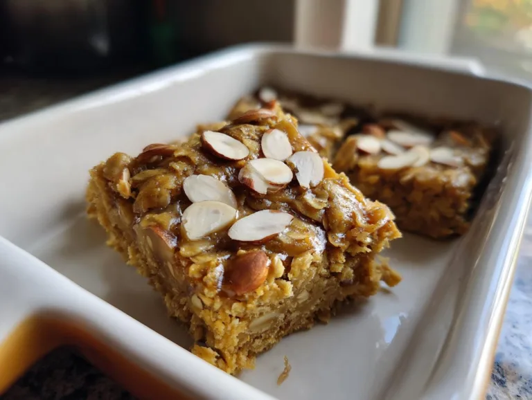 Almond Butter Oat Breakfast Squares