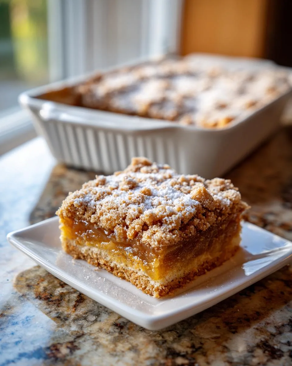 Apple Cinnamon Crumble Bars - detail 1