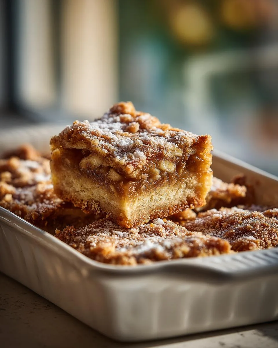 Apple Cinnamon Crumble Bars - detail 2
