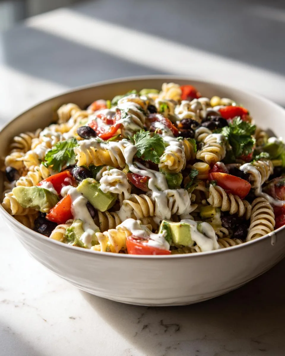 Avocado Lime Pasta Salad Bowl - detail 2