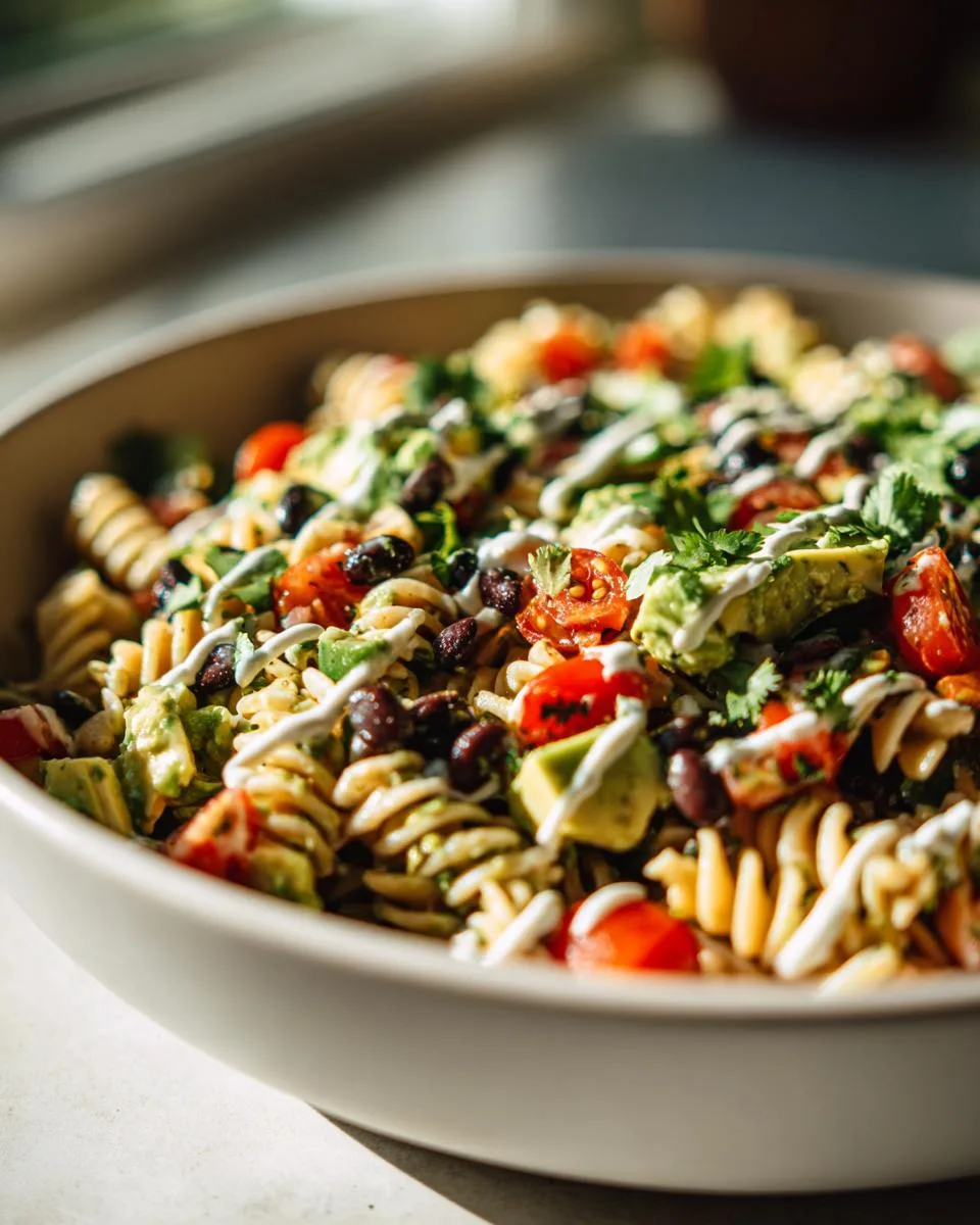 Avocado Lime Pasta Salad Bowl - detail 3