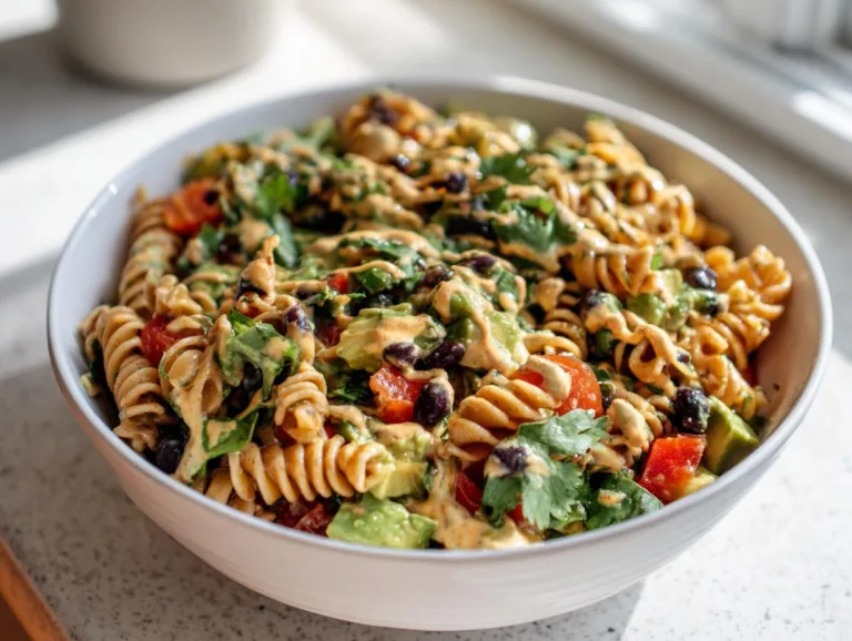 Avocado Lime Pasta Salad Bowl