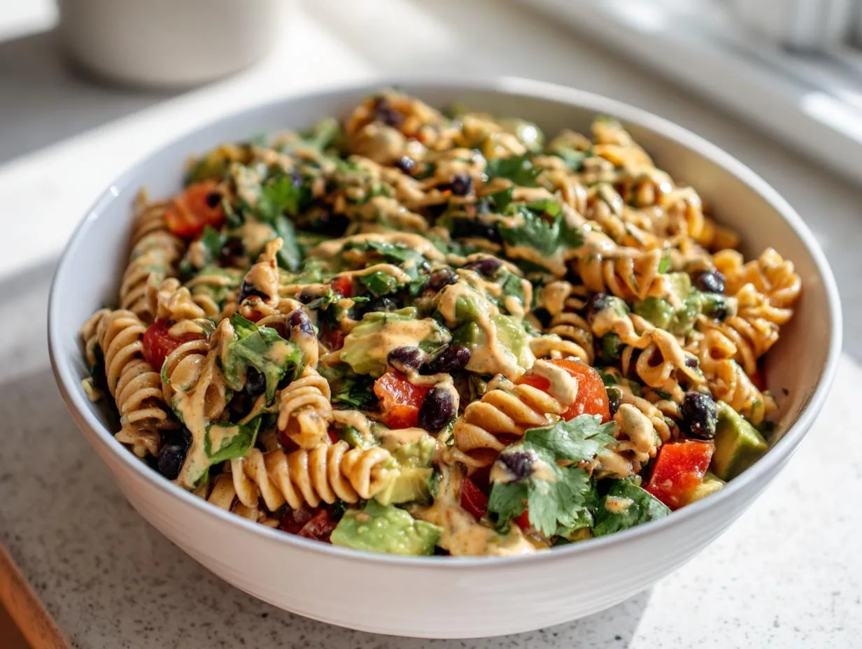 Creamy Avocado Lime Pasta Salad Bowl in Just 25 Minutes