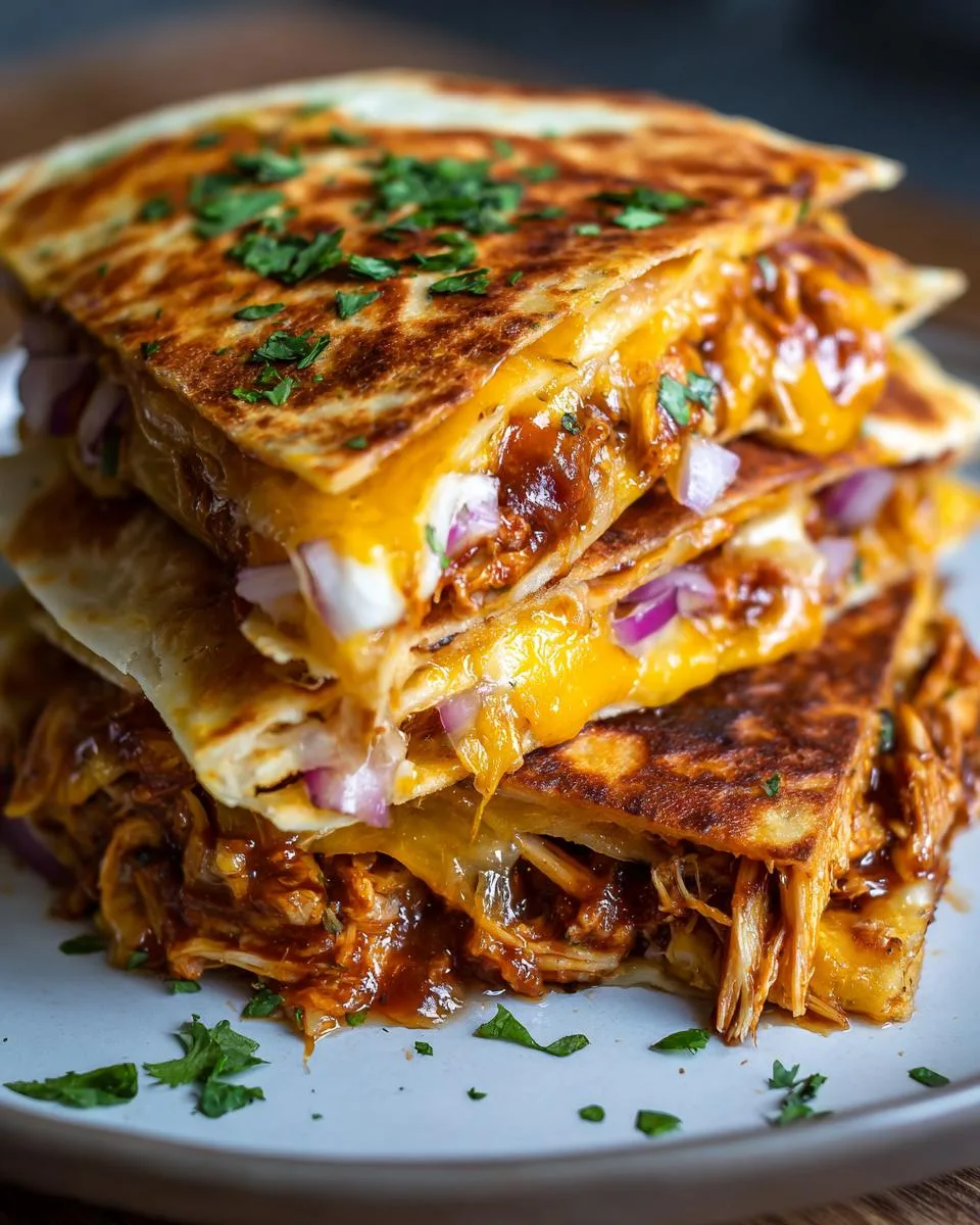 BBQ Chicken Quesadilla Bites - detail 1
