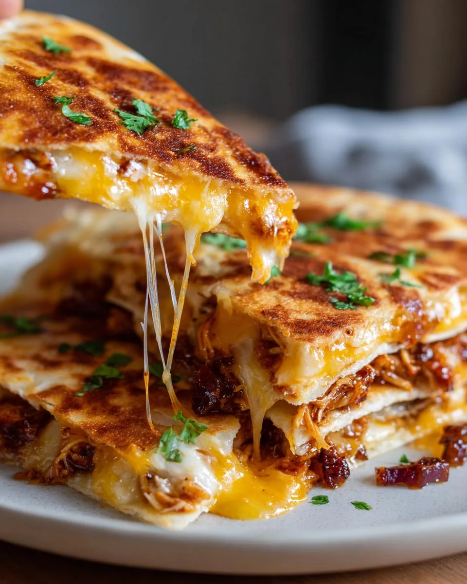 BBQ Chicken Quesadilla Bites - detail 2