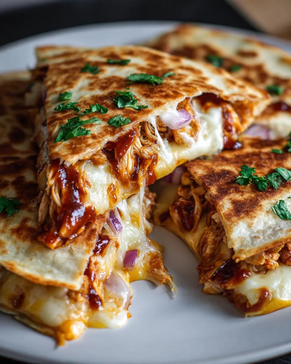 BBQ Chicken Quesadilla Bites - detail 3