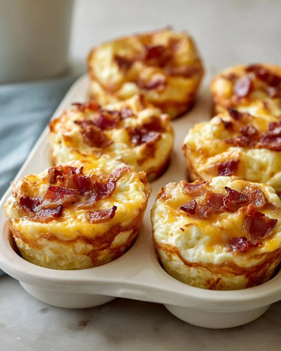 Baked Cottage Cheese Egg Bites - detail 2