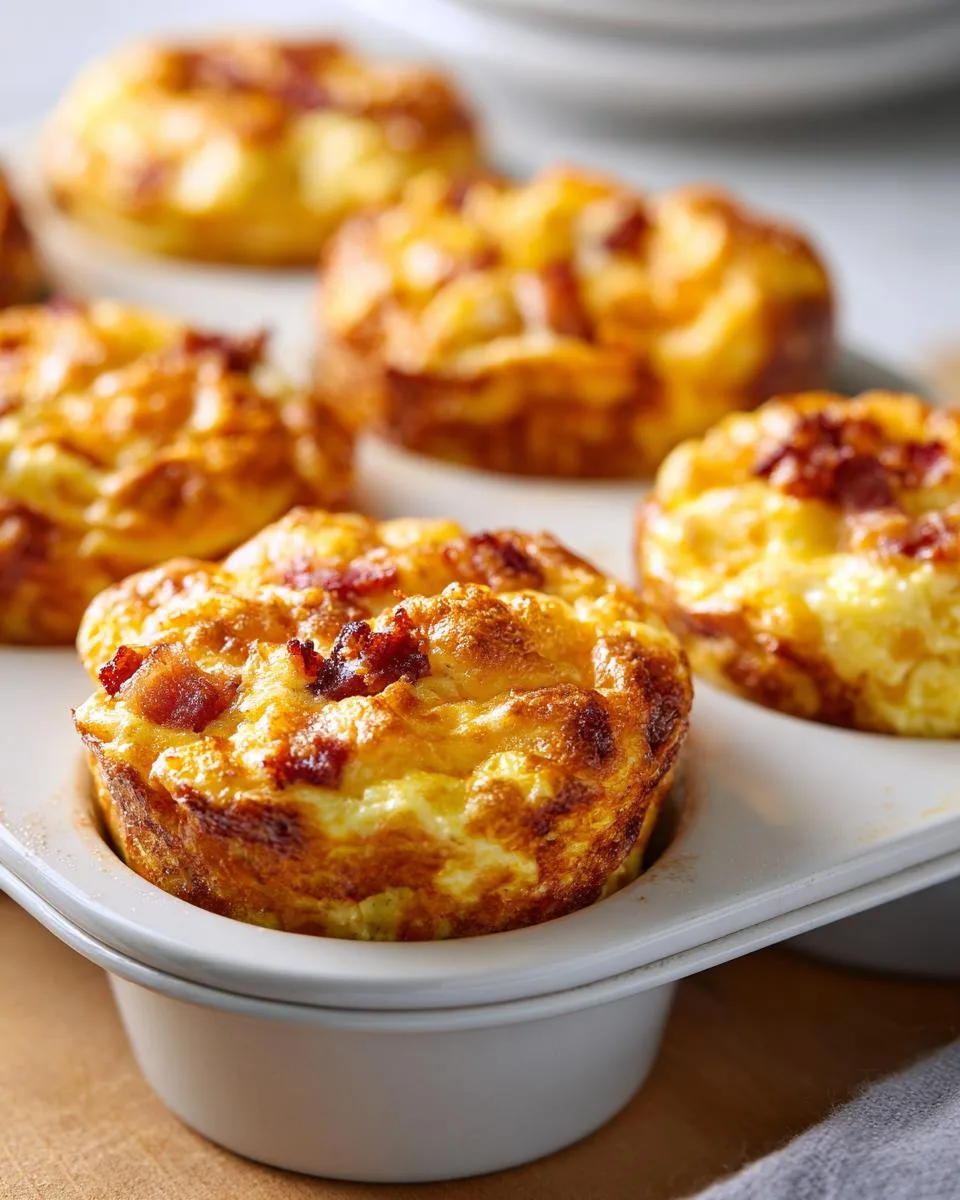 Baked Cottage Cheese Egg Bites - detail 3