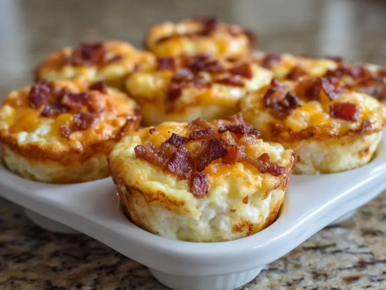 Baked Cottage Cheese Egg Bites