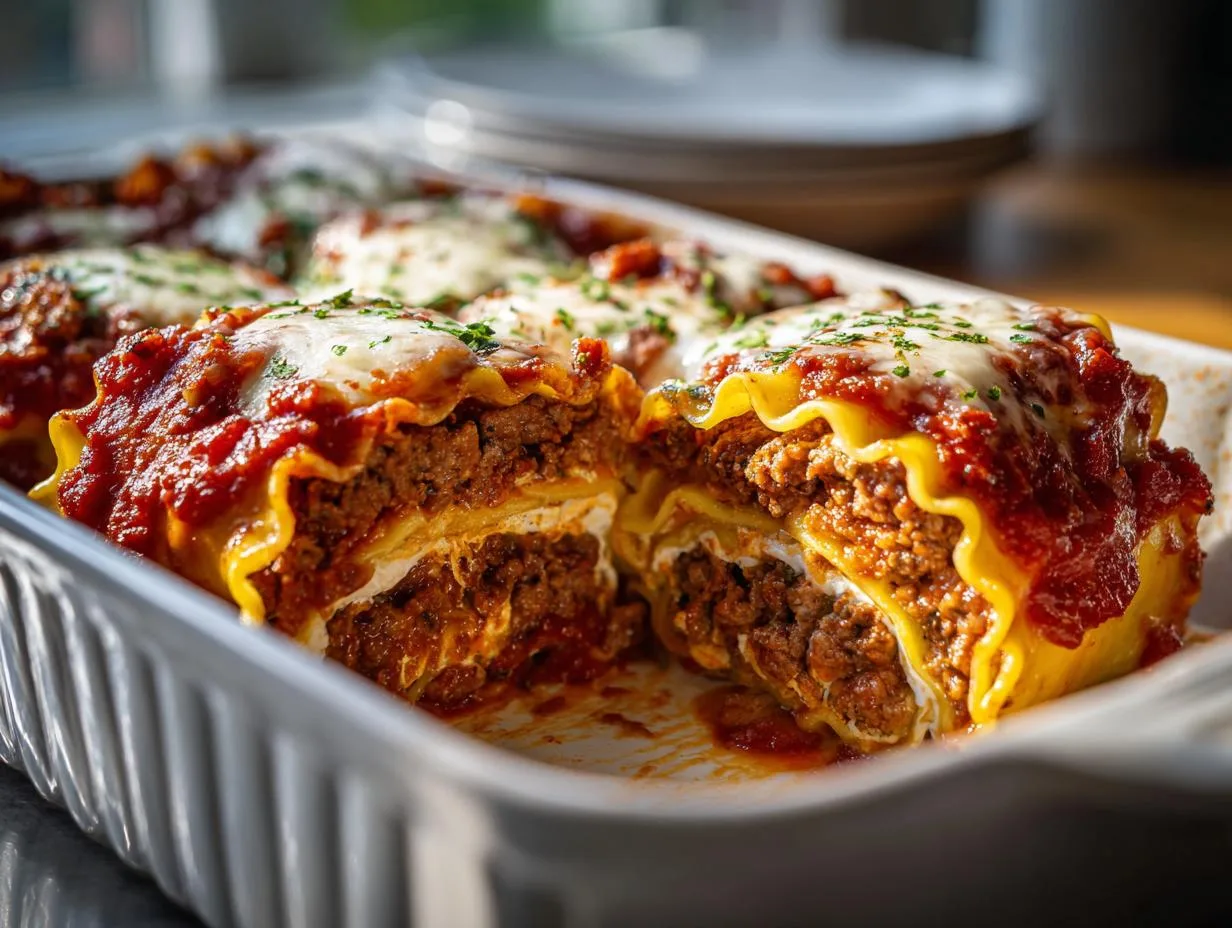 Irresistible 6-Ingredient Beef Lasagna Roll-Ups Recipe