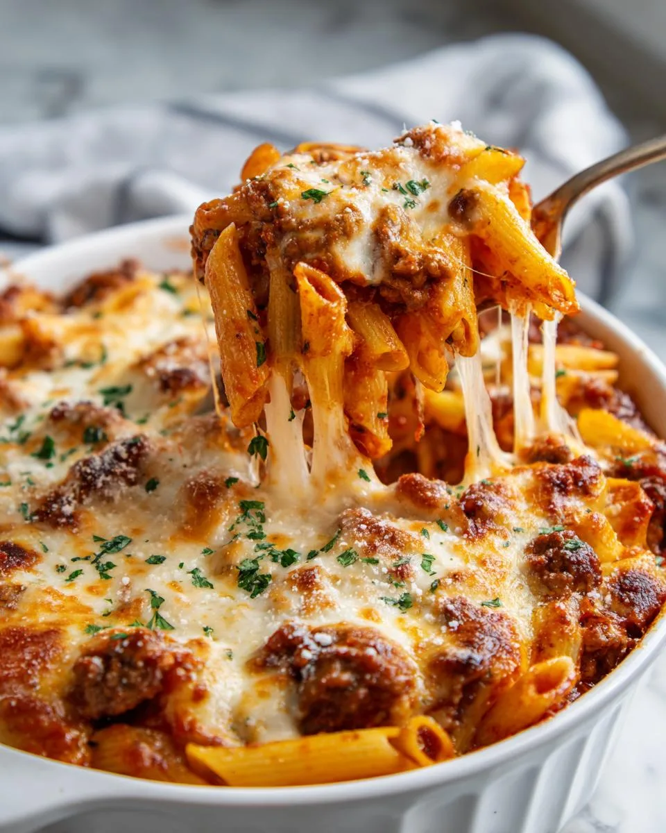 Beef Penne Pasta Bake - detail 2