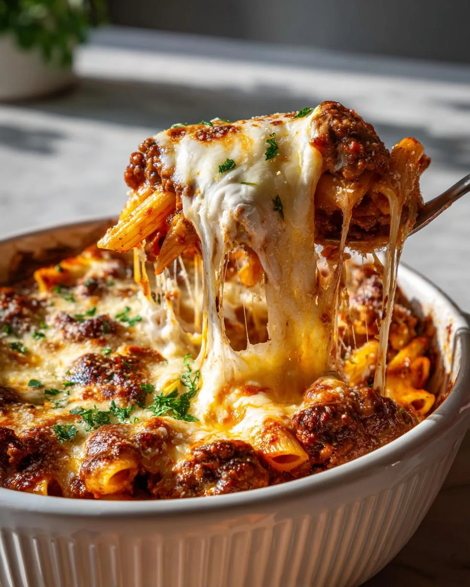 Beef Penne Pasta Bake - detail 3
