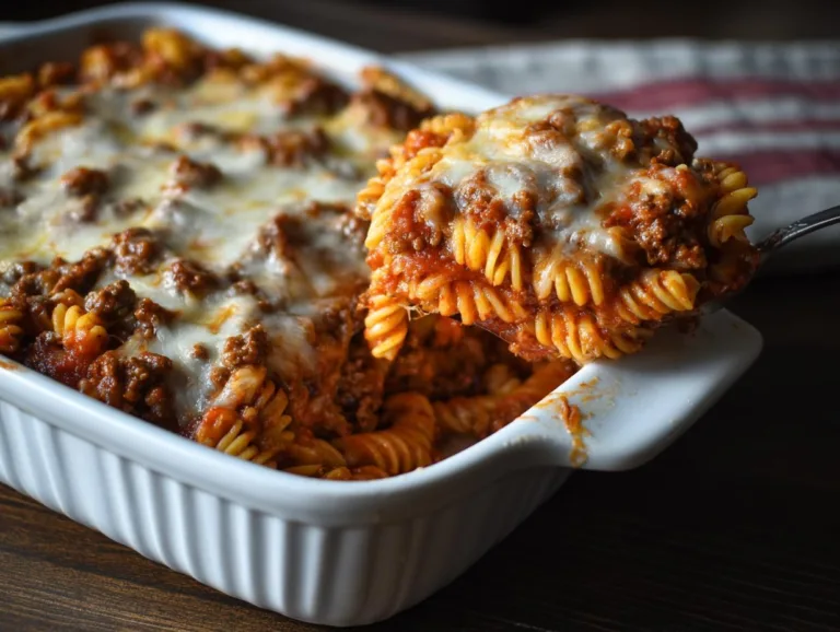 Beef Rotini Casserole