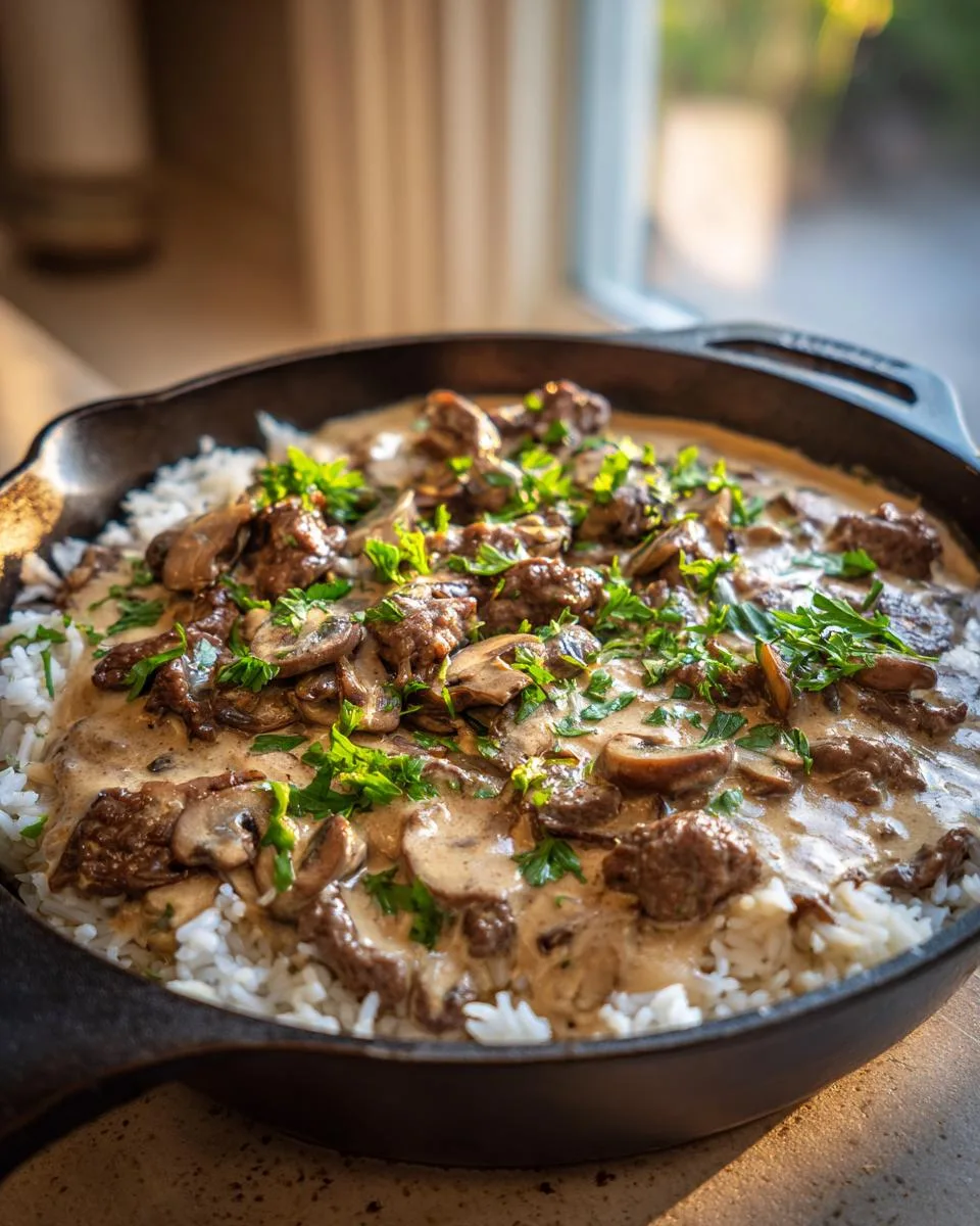 Beef Stroganoff Rice Skillet - detail 1