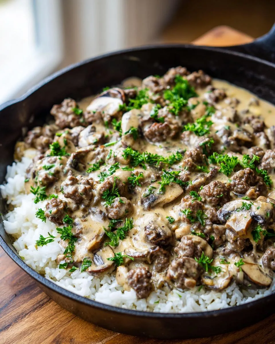 Beef Stroganoff Rice Skillet - detail 3