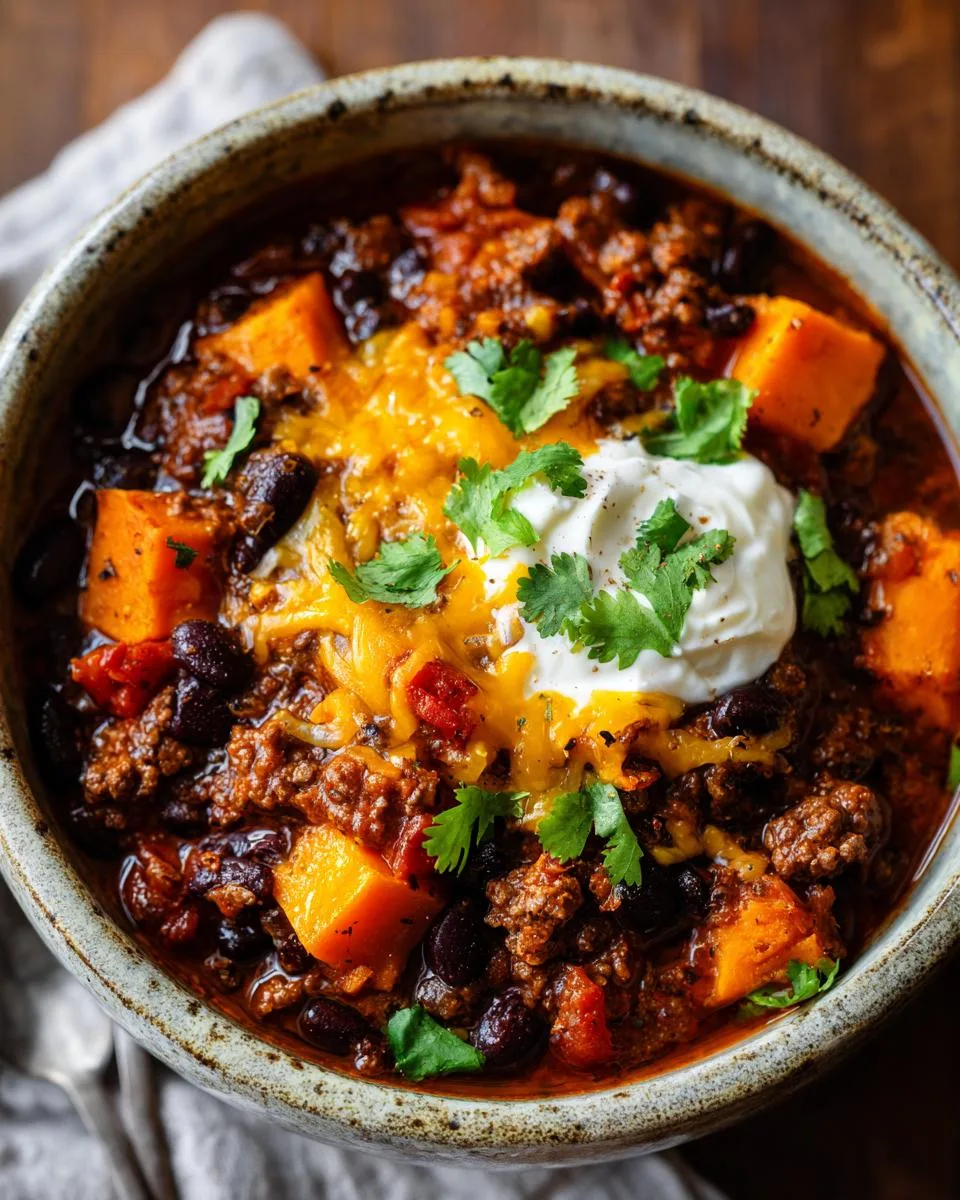 Beef and Sweet Potato Chili - detail 2