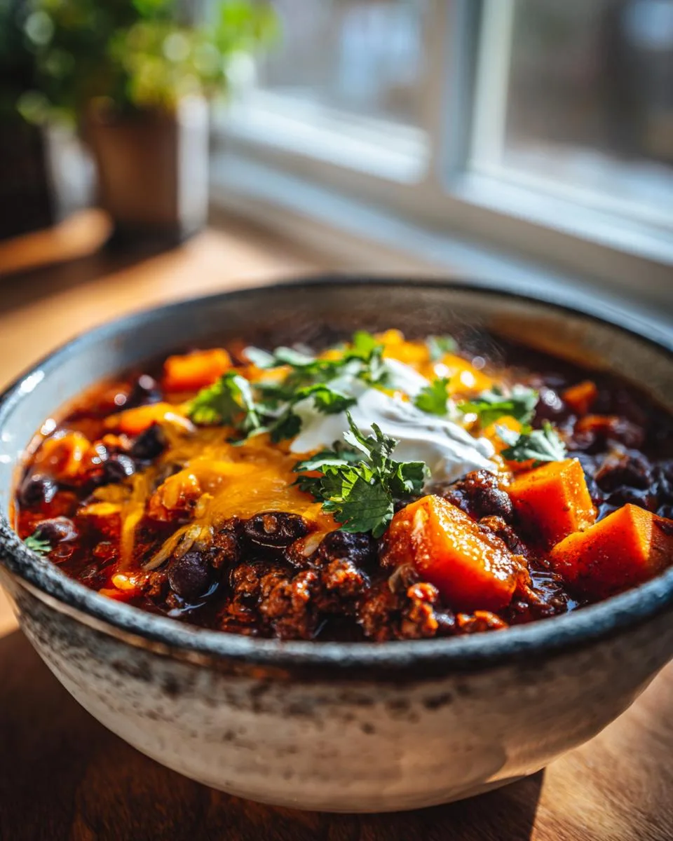 Beef and Sweet Potato Chili - detail 3