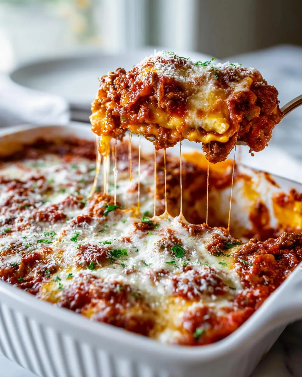 Beefy Baked Ravioli - detail 3