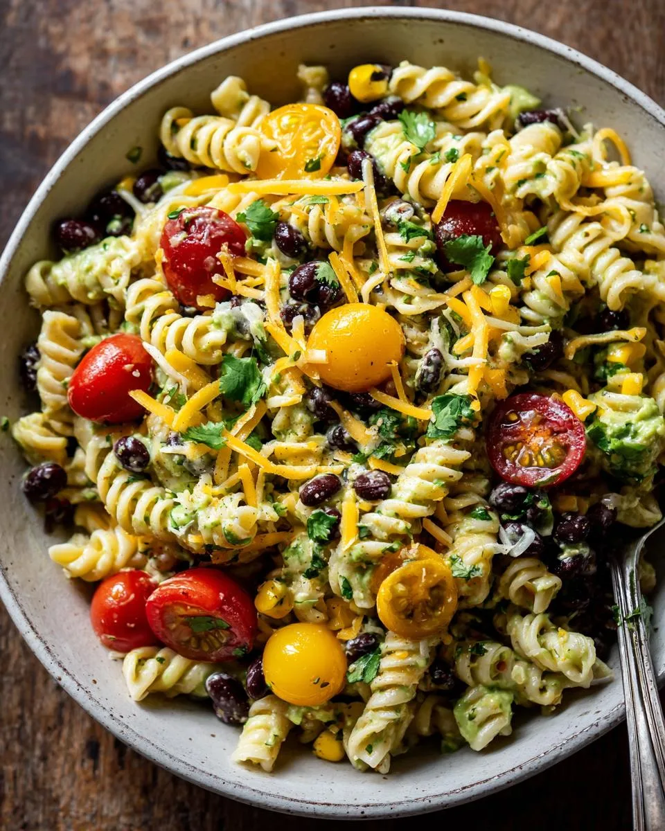 Black Bean Avocado Pasta Salad - detail 2