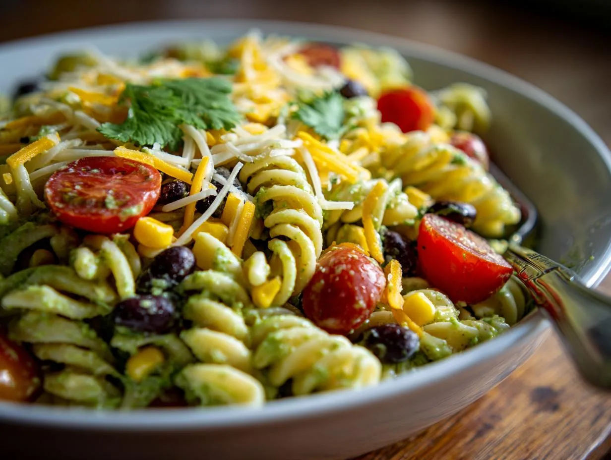 Creamy Black Bean Avocado Pasta Salad in Just 20 Minutes