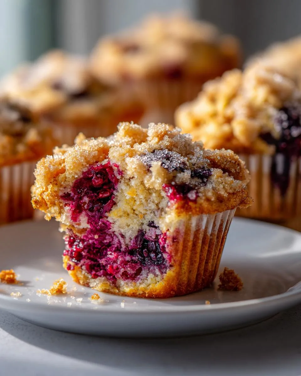 Black Raspberry Morning Muffins - detail 3