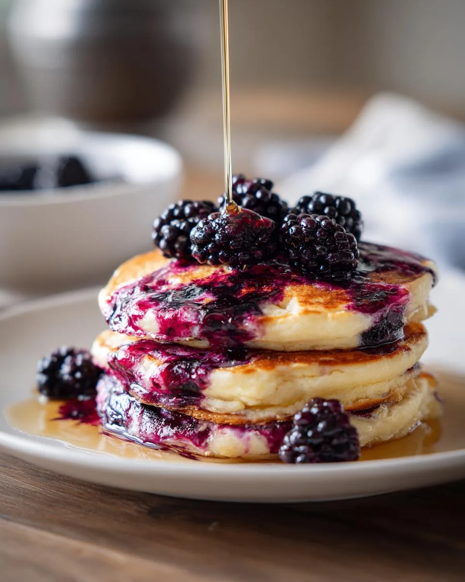 Black Raspberry Pancakes - detail 3