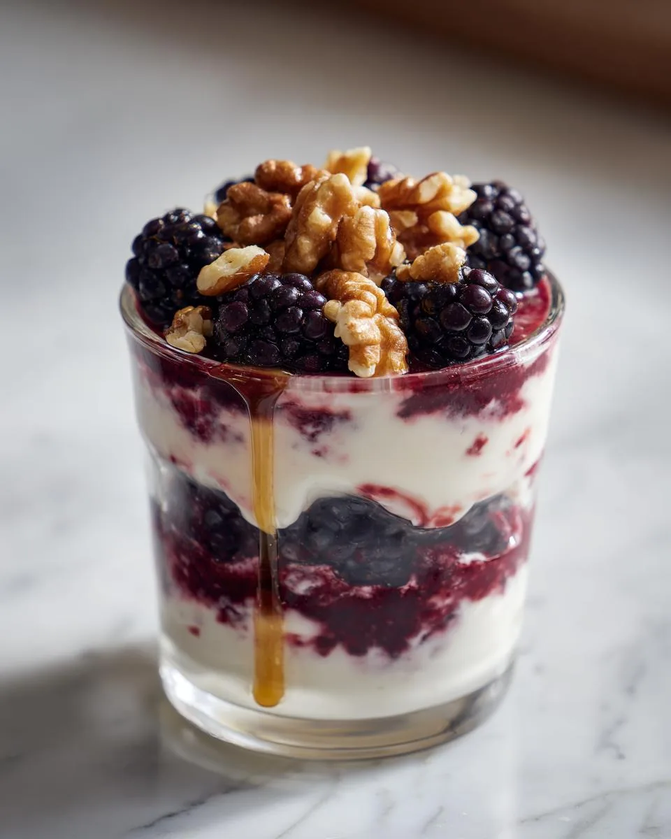 Black Raspberry Yogurt Parfait Cups - detail 2