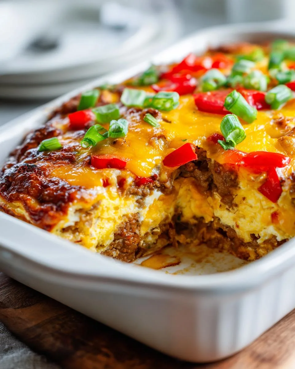 Breakfast Enchilada Casserole - detail 3