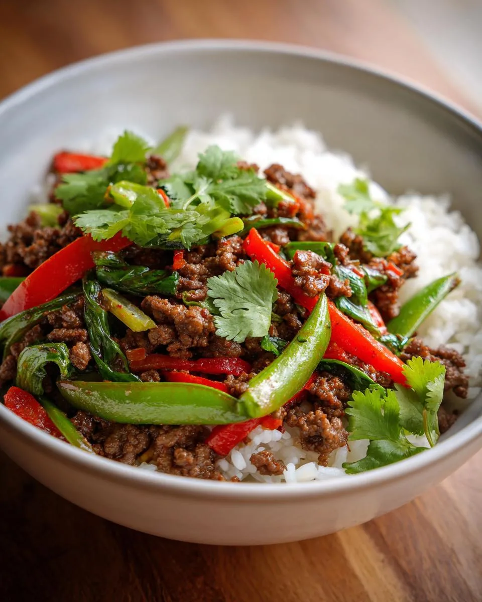 Bulgogi Ground Beef Stir Fry Recipe - detail 2