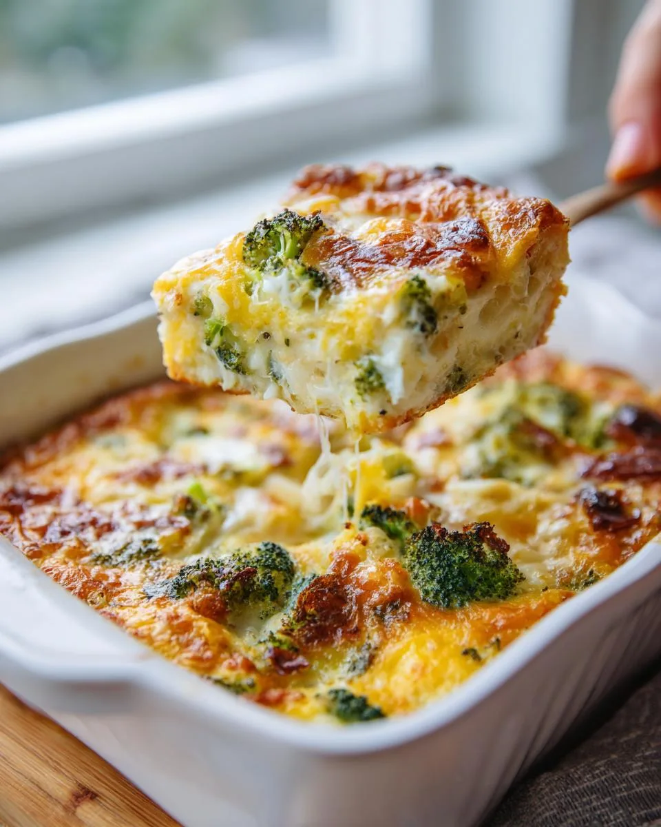 Cheesy Egg Rice Breakfast Bake - detail 3