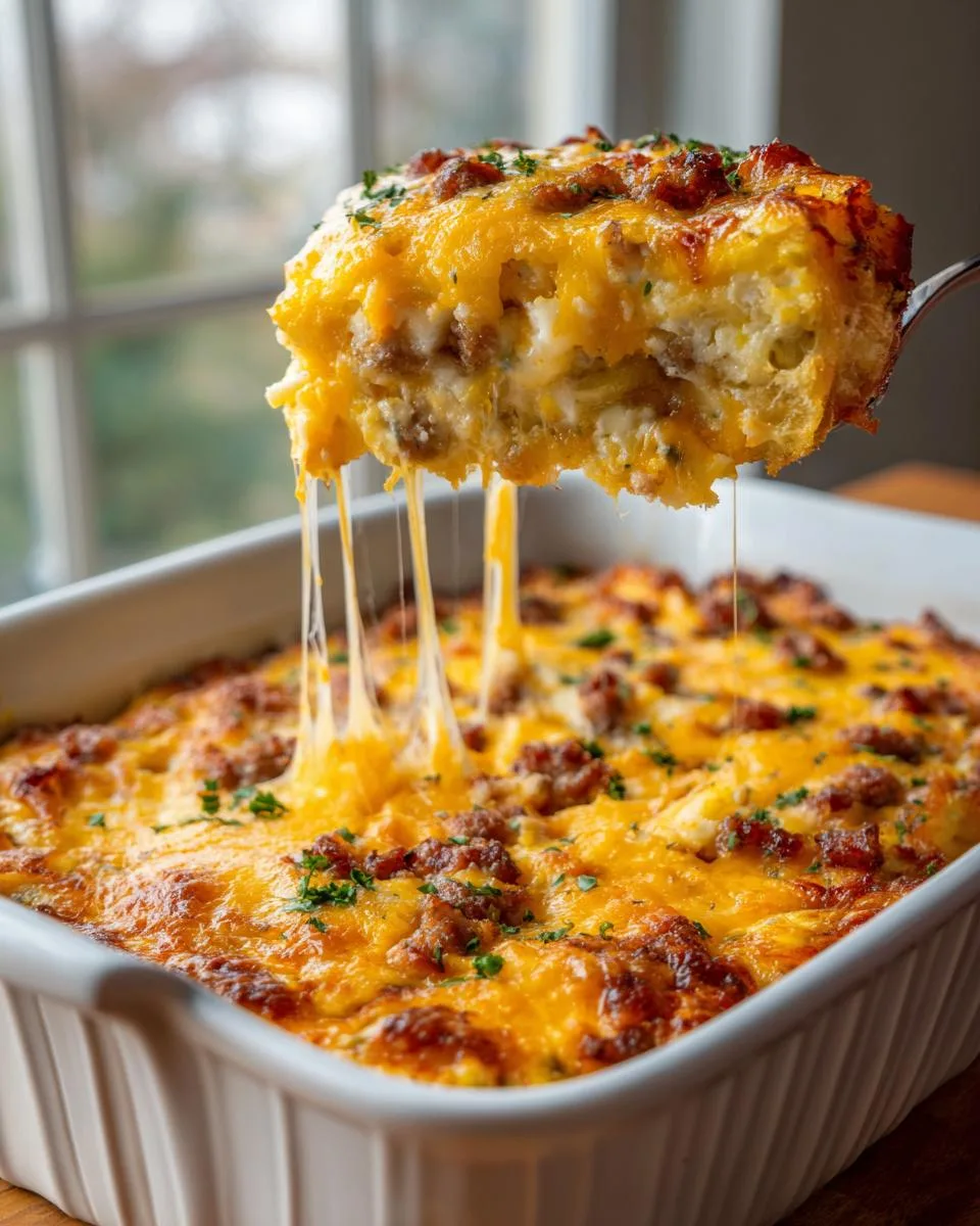 Cheesy Potato Egg Breakfast Bake - detail 1