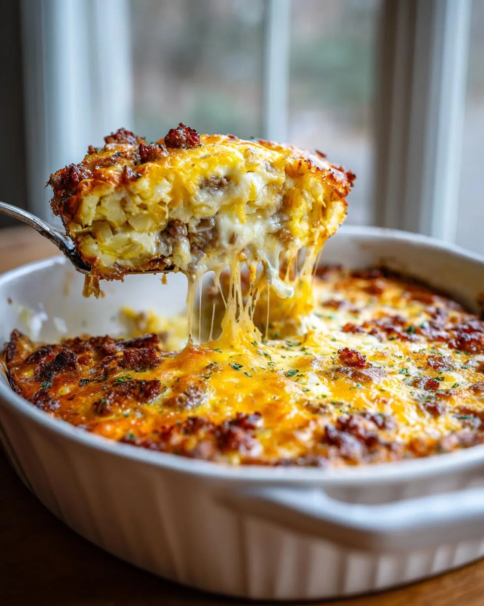Cheesy Potato Egg Breakfast Bake - detail 2