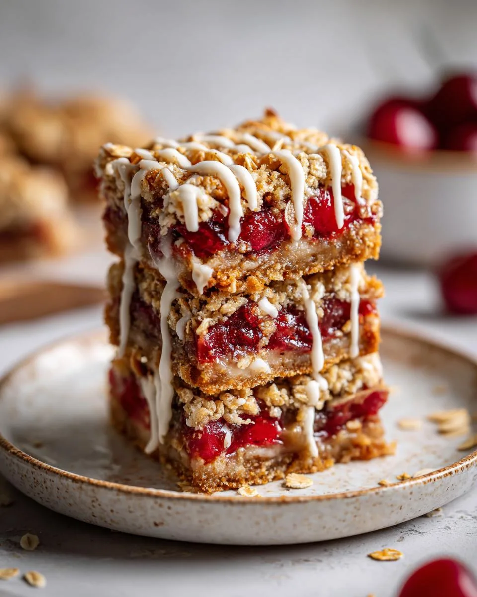 Cherry Crumble Pie Bars - detail 1