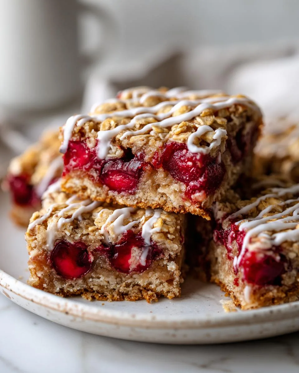 Cherry Crumble Pie Bars - detail 3