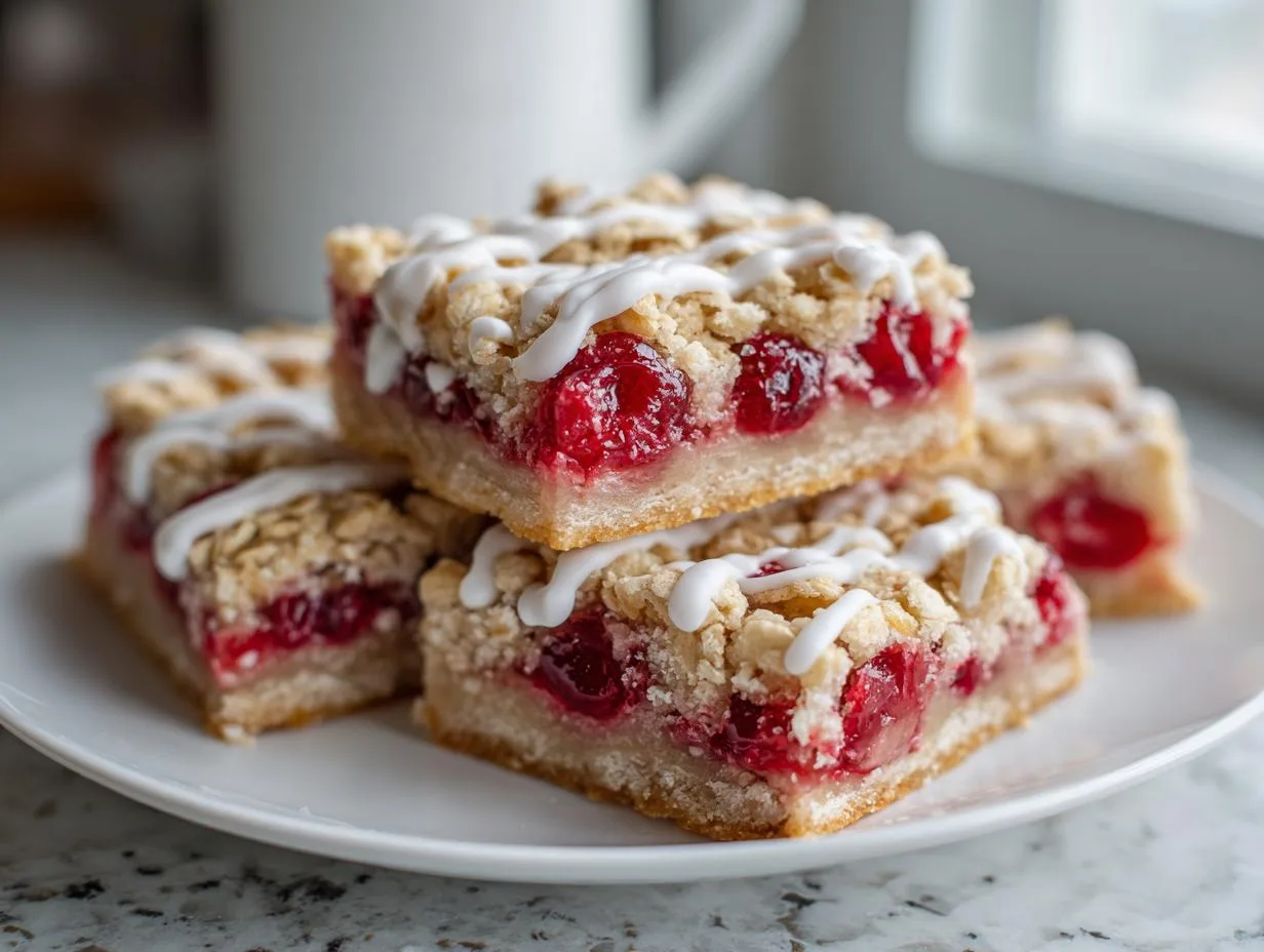 5-Ingredient Cherry Crumble Pie Bars That Steal the Show