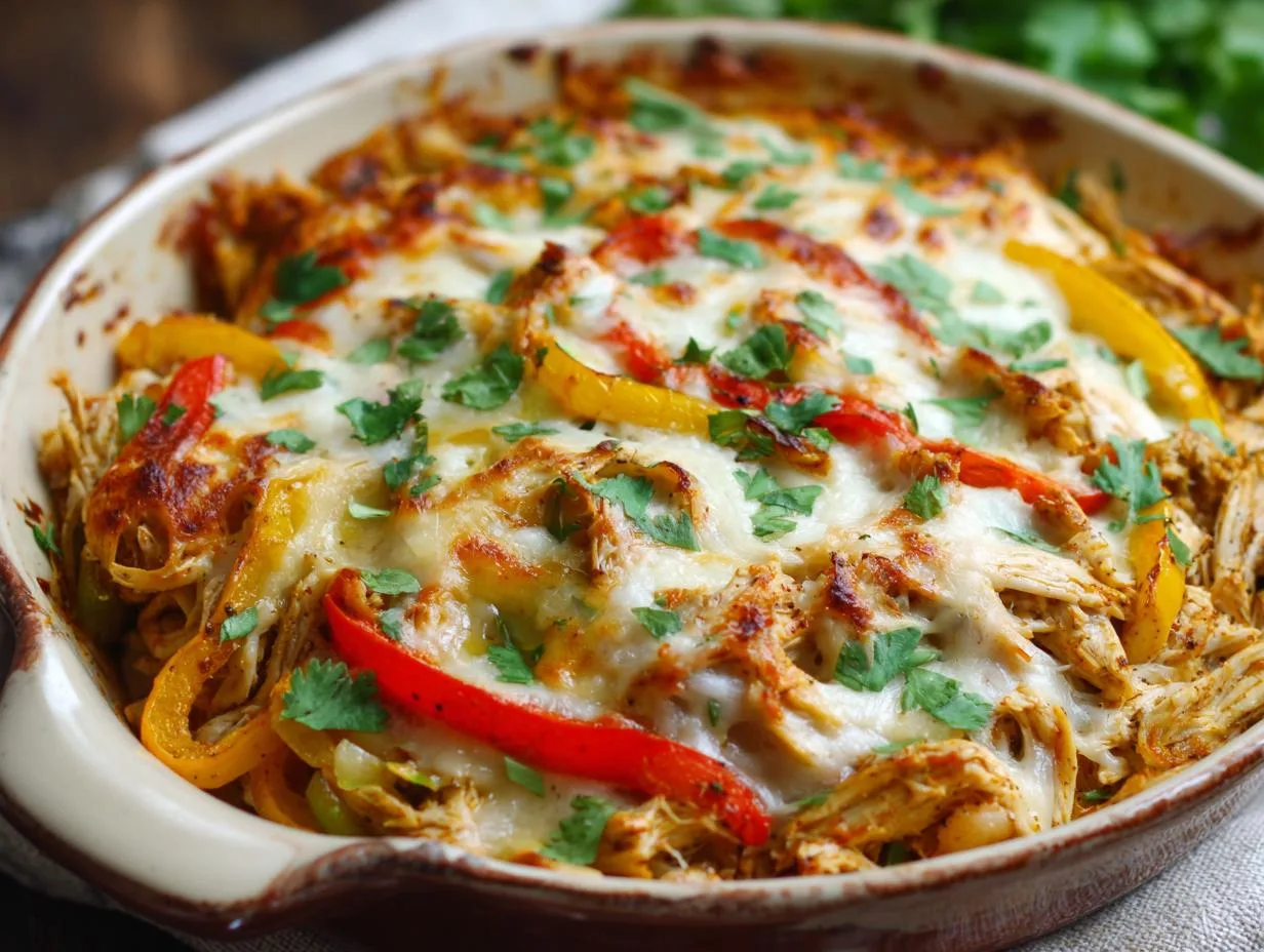 Irresistible Chicken Fajita Casserole Ready in 30 Minutes