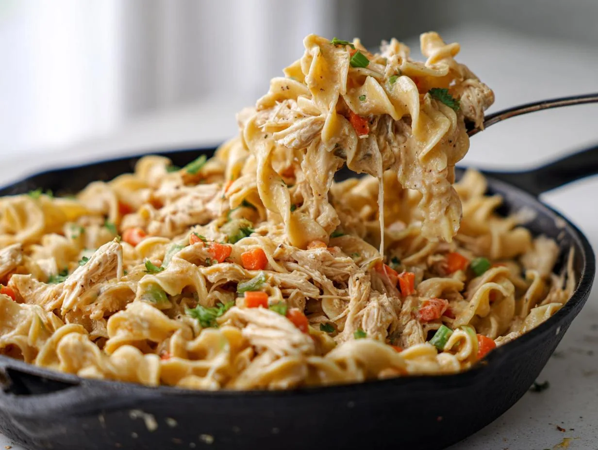 25-Minute Chicken Noodle Skillet: Creamy Comfort in One Pan