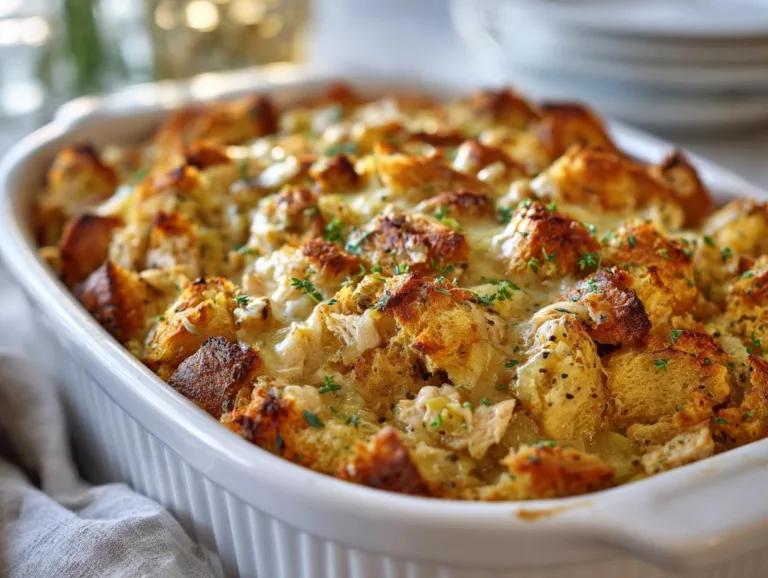 Chicken Stuffing Bake